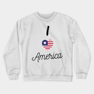 I love America Crewneck Sweatshirt